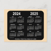 Calendrier scolaire 2024-2025 Blé Neon Mini par Ja