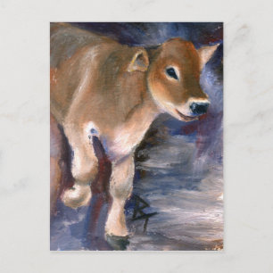 Carte Postale Calf Brown Suisse