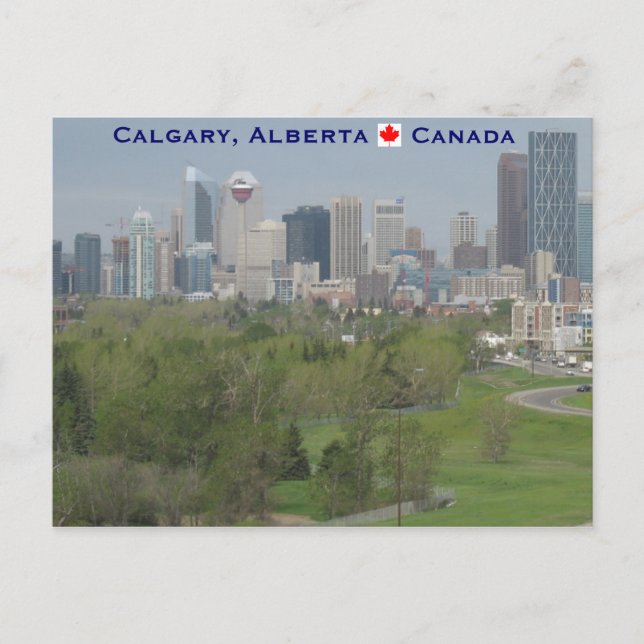Carte Postale Calgary Alberta Canada (Devant)