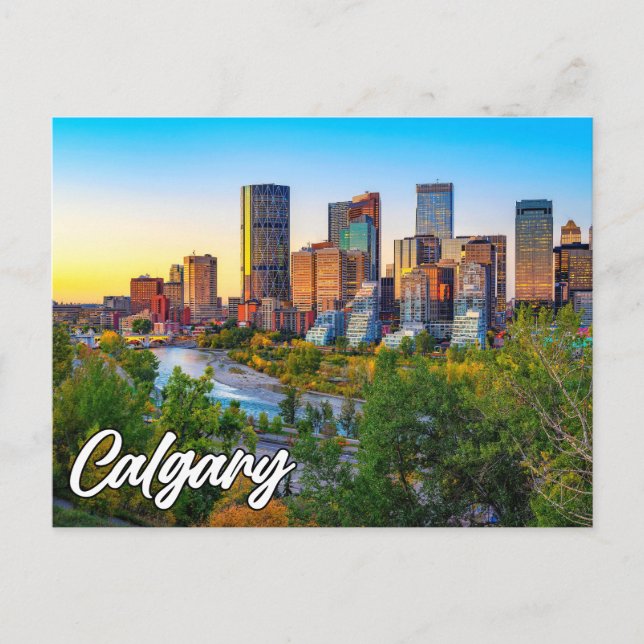 Carte Postale Calgary, Alberta, Canada (Devant)
