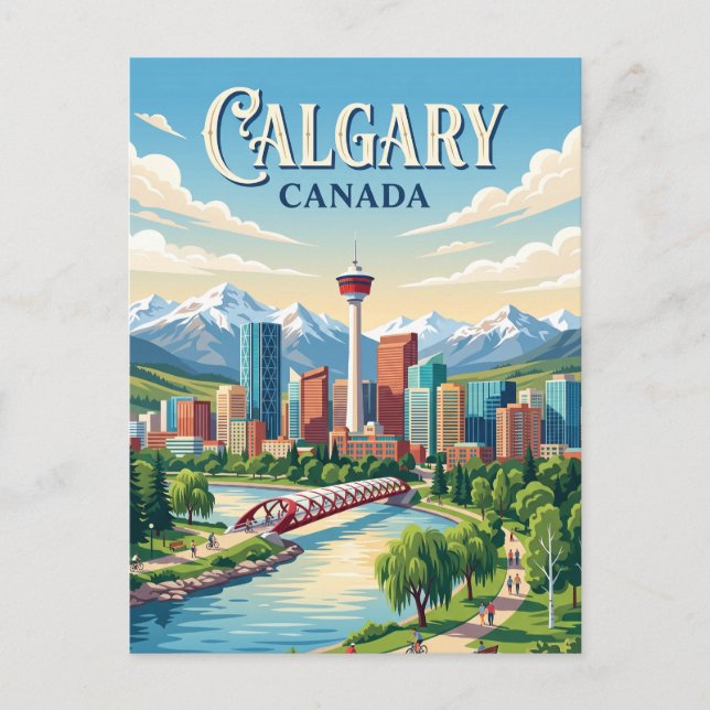 Carte Postale Calgary, Canada (Devant)