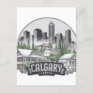 Carte Postale Calgary City Canada