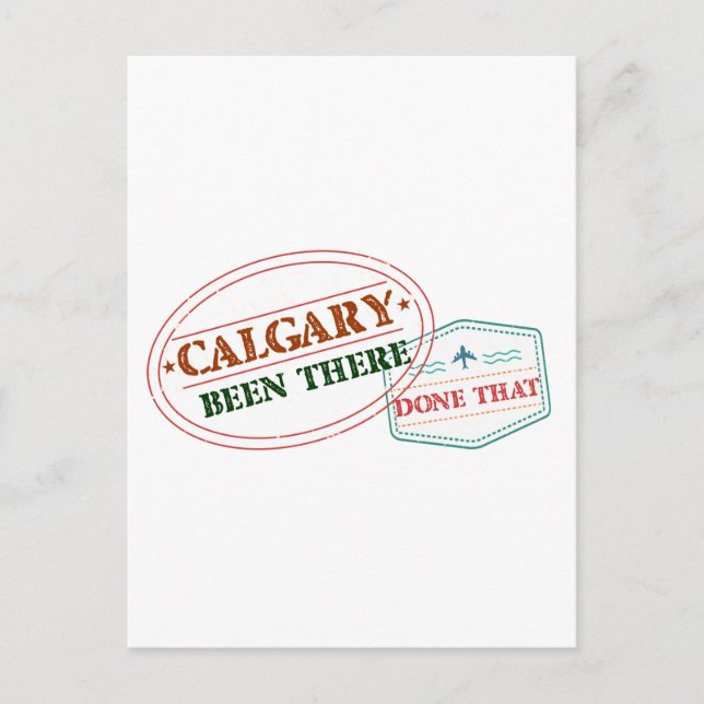 Carte Postale Calgary Y a-t-il fait cela (Devant)