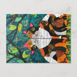 Carte Postale Calico Love