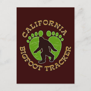 Carte Postale California Bigfoot Tracker