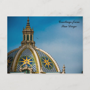 Carte Postale California Building Dome Balboa Park San Diego