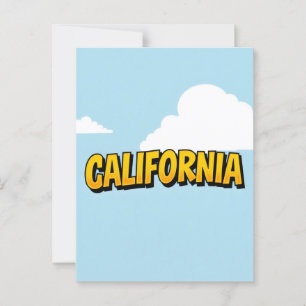 Carte postale California Dream - Vintage voyage Vi