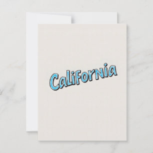 Carte postale California Dream - Vintage voyage Vi