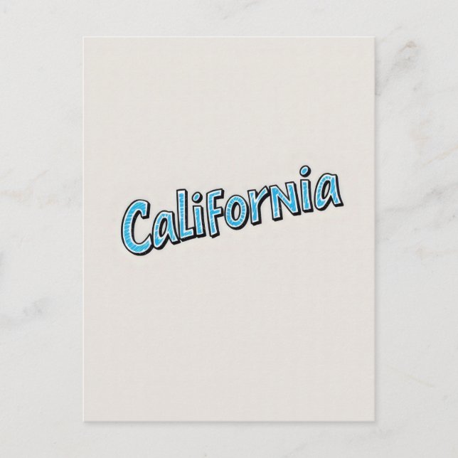 Carte postale California Dream - Vintage voyage Vi (Devant)
