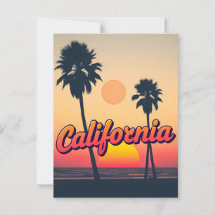 Carte postale California Dream - Vintage voyage Vi