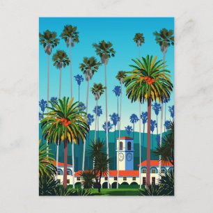 Carte Postale California Dreaming : City Park avec Palm Trees
