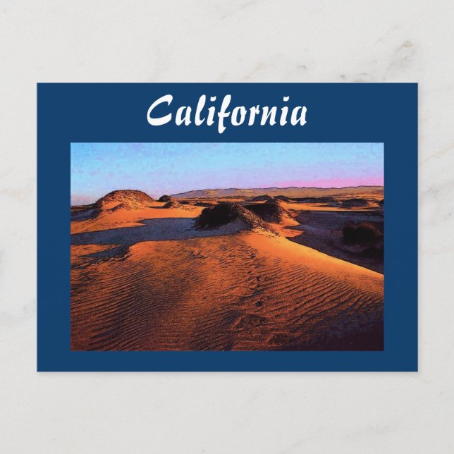 Carte postale California Dunes (Devant)