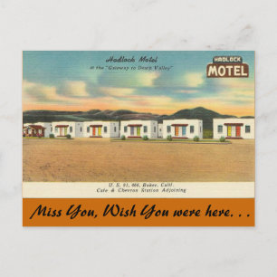 Carte Postale California, Hadlock Motel