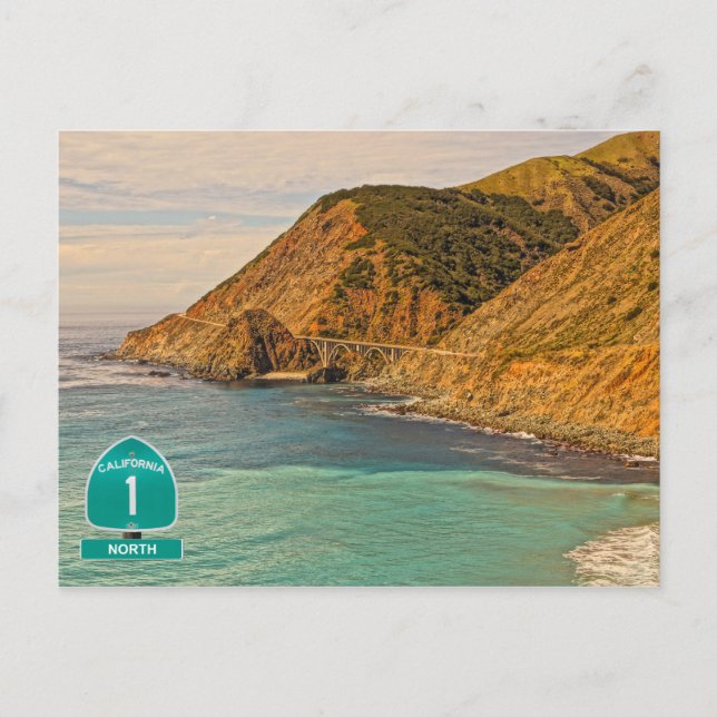 Carte postale California Highway 1 (Devant)