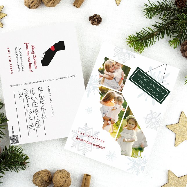 Carte postale California Holiday Moving Faire-part (Créateur téléchargé)