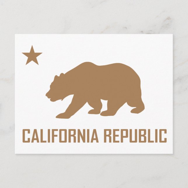 Carte postale California Republic (Devant)