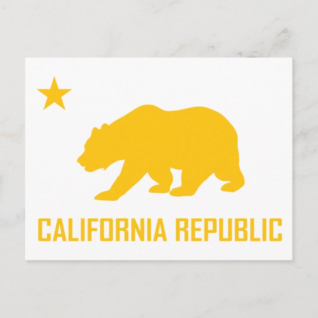 Carte postale California Republic (Devant)