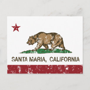 Carte Postale California State Père Noël Maria
