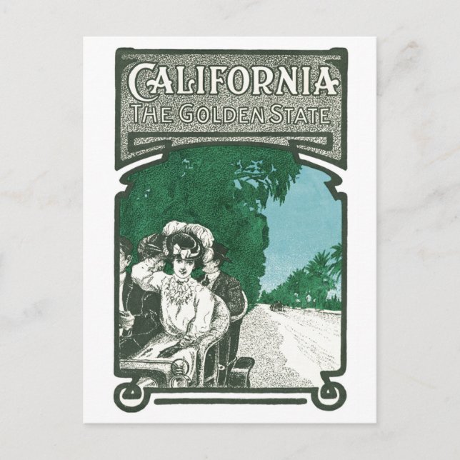 Carte Postale California The Golden State (Devant)