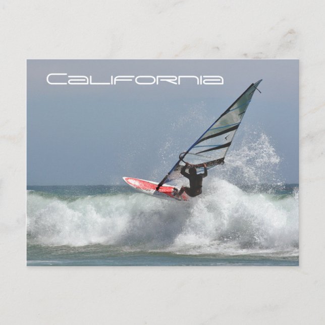 Carte Postale California Wind Surfer (Devant)