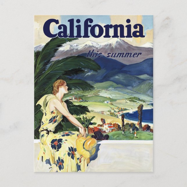 Carte Postale Californie cet été (Devant)