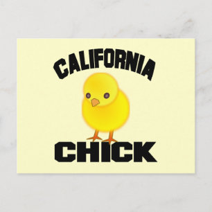 Carte Postale Californie Chick