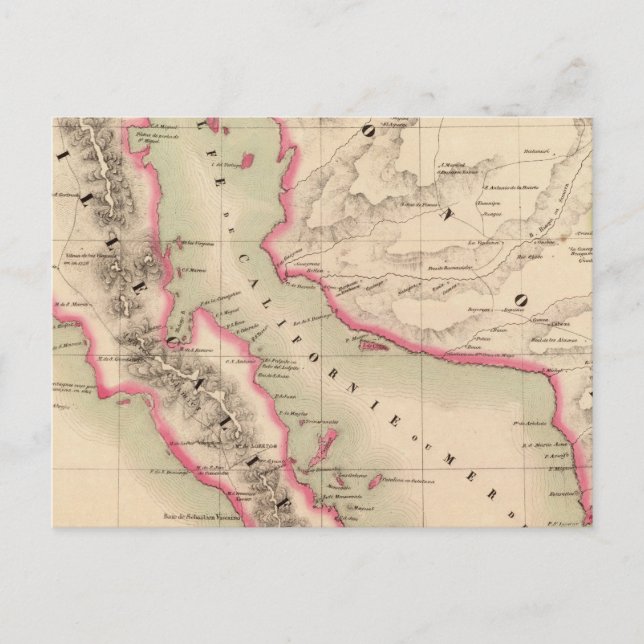 Carte Postale Californie et Mexique 58 (Devant)
