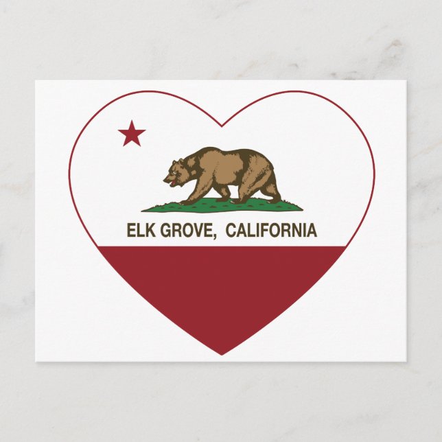 Carte Postale californie le coeur de l'elk grove (Devant)