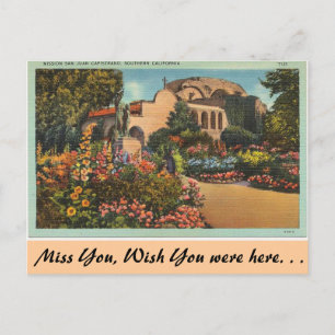 Carte Postale Californie, Mission San Juan Capistrano