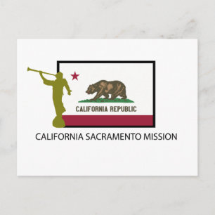 CARTE POSTALE CALIFORNIE SACRAMENTO MISSION LDS CTR