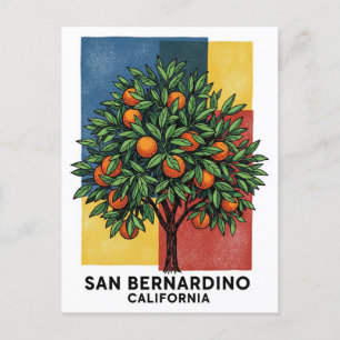 Carte Postale Californie San Bernardino Orange Tree