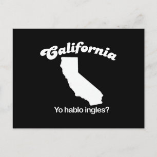Carte Postale Californie - Yo hablo ingles T-shirt