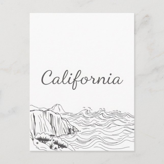 Carte postale californienne (Devant)