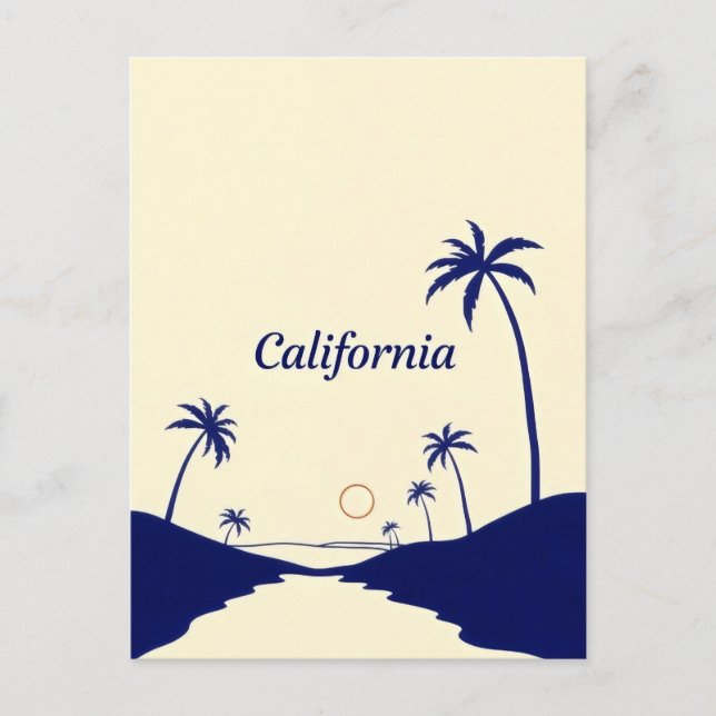 Carte postale californienne (Devant)