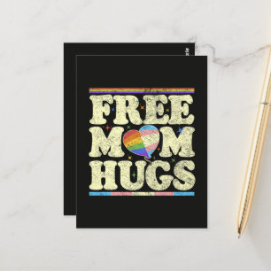 Carte Postale Câlins Gratuits Maman Fierté Lgbt