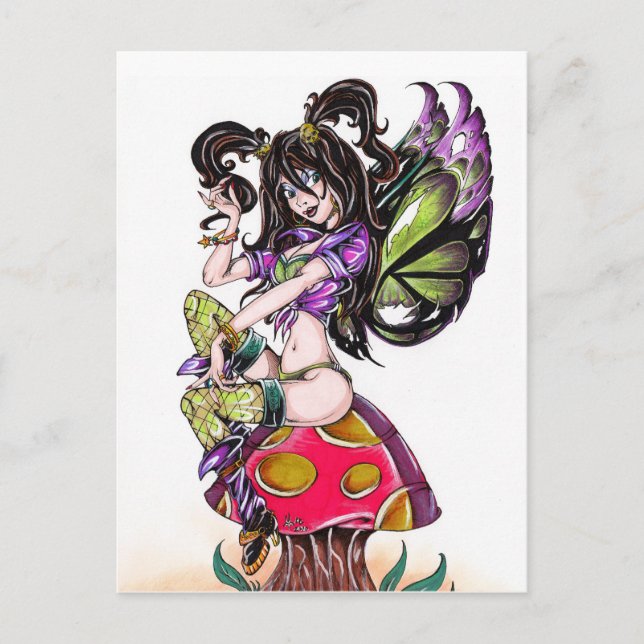 Carte postale Calista Féerie foncée (Devant)