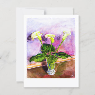 Carte Postale Calla Lilis