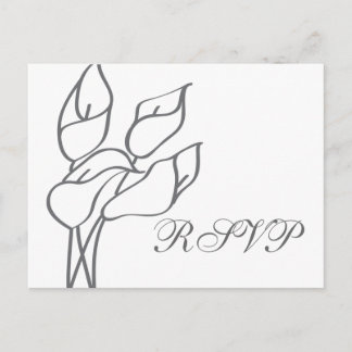 Carte postale Calla Lily RSVP