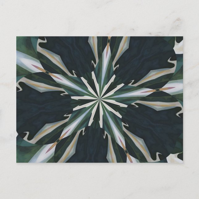 Carte Postale Calla Lily Star Kaleidoscope (Devant)