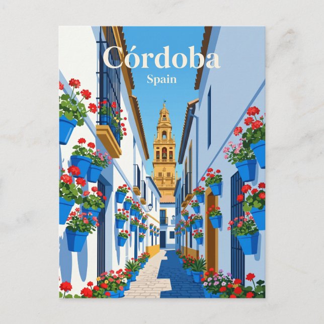 Carte Postale Calleja de las Flores Espagne (Devant)