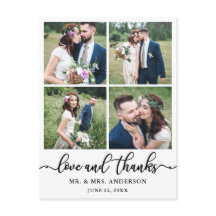 Calligraphie Mariage Collage 4 Merci photo