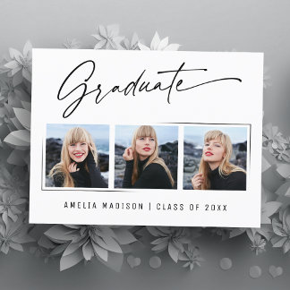 Carte Postale Calligraphie moderne Encre Script Artural Grad 3 P