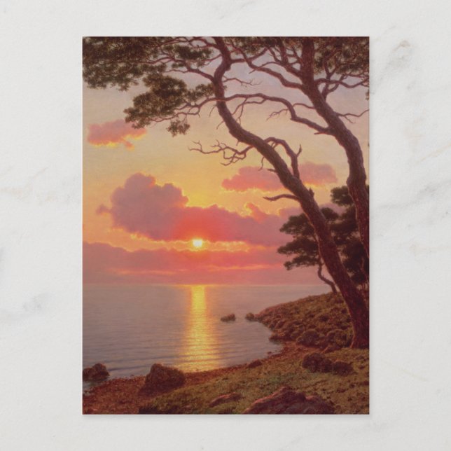Carte Postale Calme de Soir, Côte d'Azur (Devant)