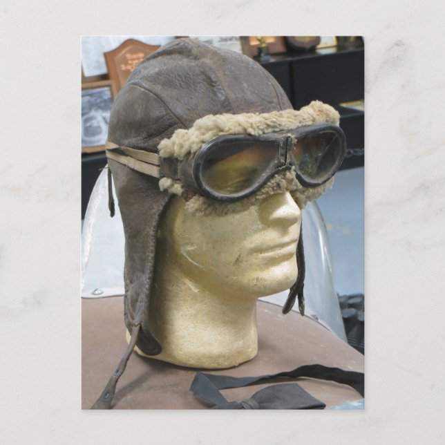 Carte Postale Calot d'aviateur (Devant)