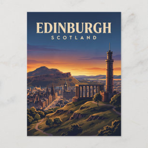 Carte Postale Calton Hill Écosse