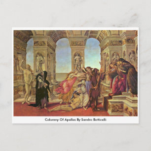 Carte Postale Calumny Des Apelles Par Sandro Botticelli