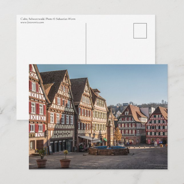 Carte Postale Calw Schwarzwald (Devant / Derrière)