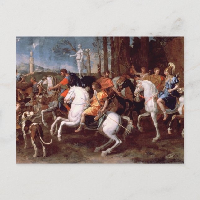 Carte Postale Calydonian Boar Hunt, 1637-38 (Devant)