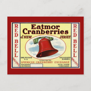 Carte Postale Camberry Red Bell du New Jersey
