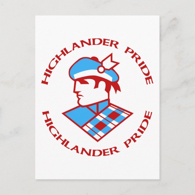 Carte Postale Cambria Heights Highlander Pride Design (Devant)